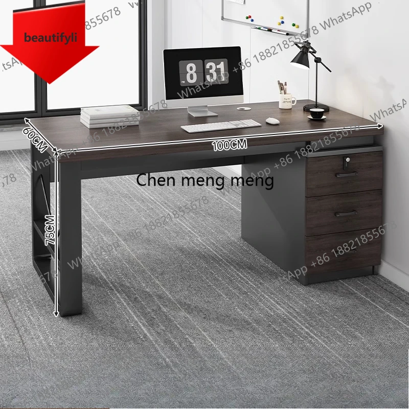 

a16 Aesthetic Funny Office Desk Drawers Wooden Studying Vanity Office Desk Dining Reception Designer Scrivania Da Ufficio Furnit