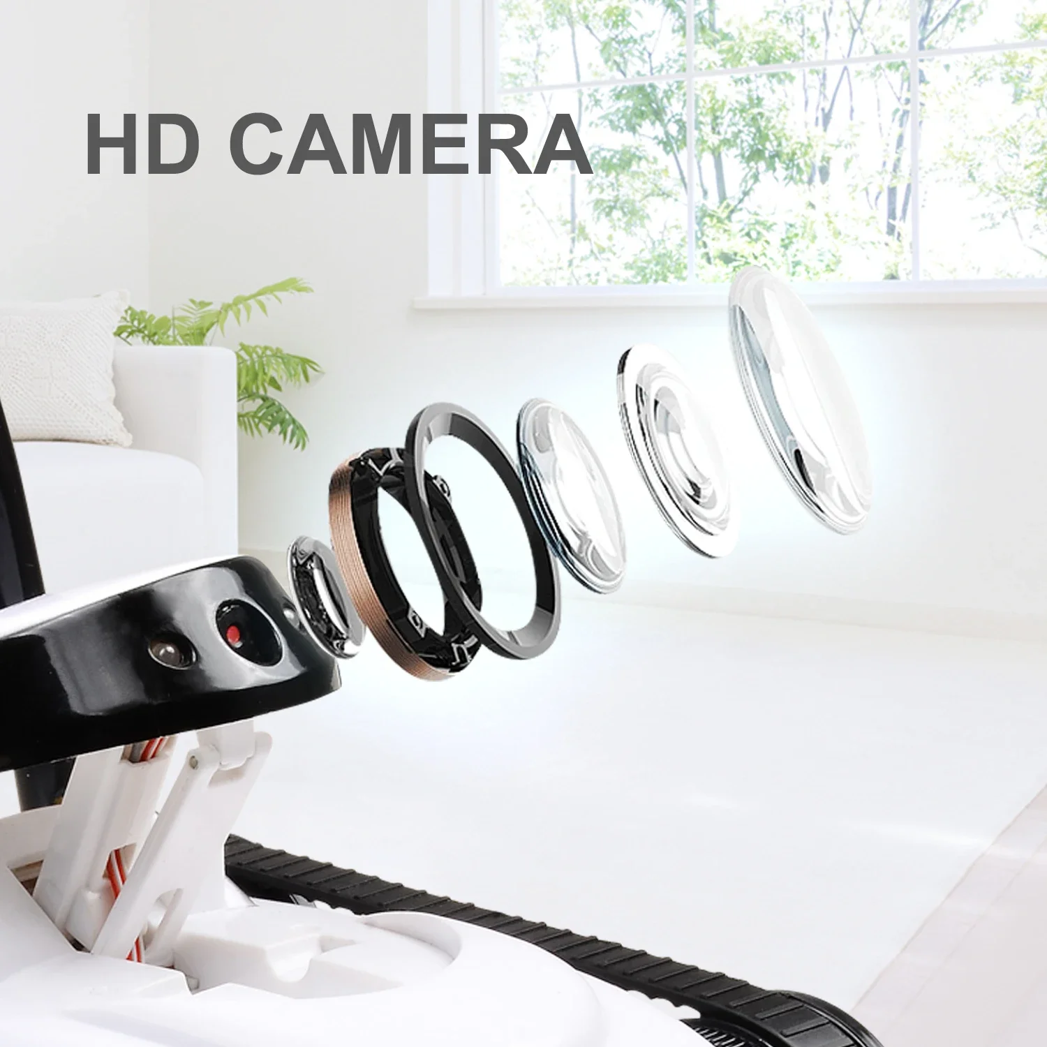 RC cameratank met HD realtime video |   APP-gestuurd mini-robotspeelgoed met afstandsbediening voor kinderen