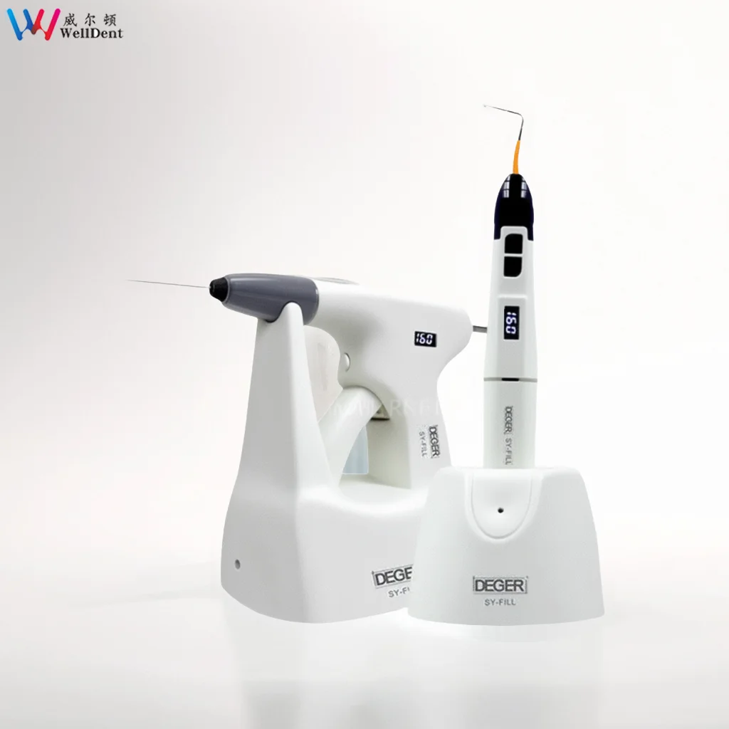 Dental Endo Obturation System Wireless 2 in 1 Filling Gun Percha Gutta Tips OLED LCD Display Endodontic Dentistry Tools
