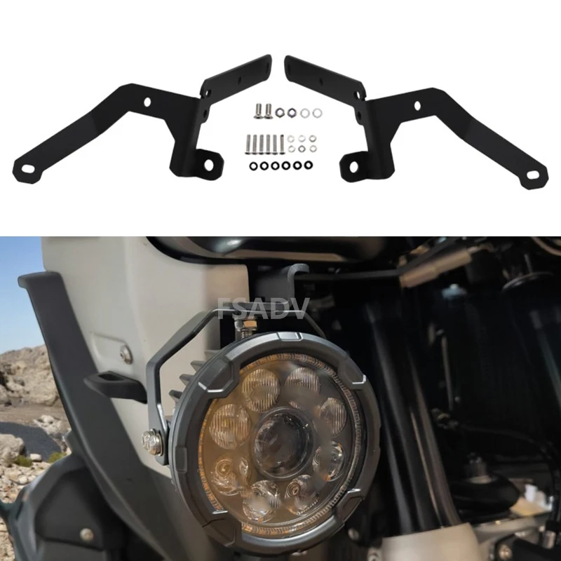 Motorcycle Fog Lights Auxiliary Brackets For BMW R1300GS ADVENTURE R 1300GS R 1300 GS ADV 2024 2025 2026 Driving Lamp Spotlight