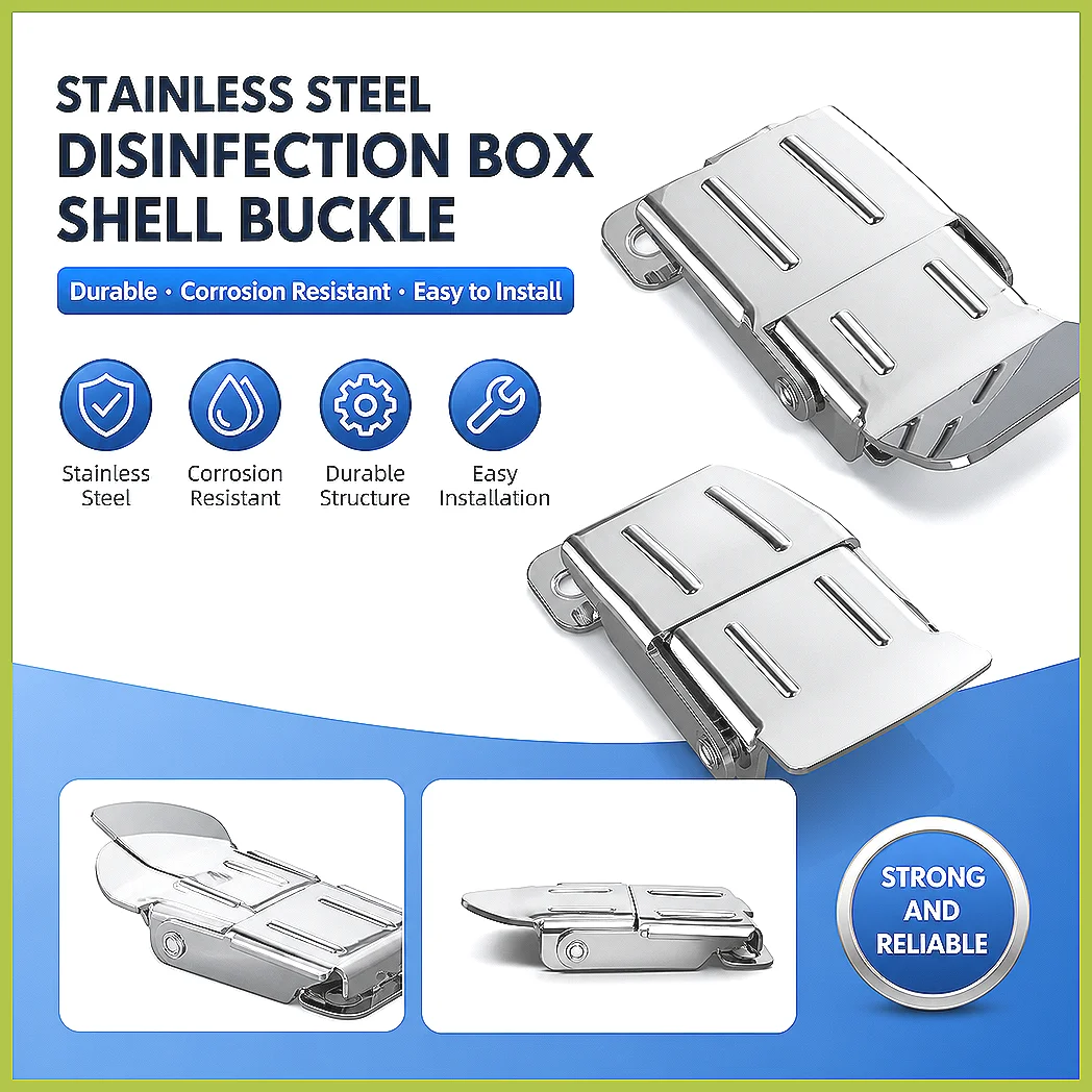 201 Stainless Steel Shell Fastener Industrial Equipment Box Hardware Accessory Hook Cabinet Door Lock Latch