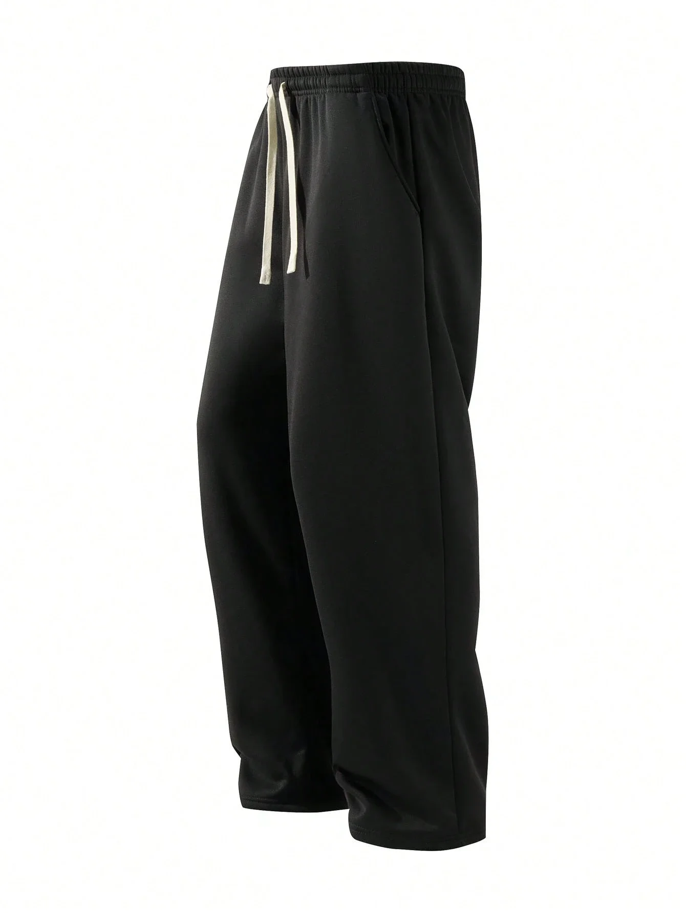 

Men's Loose Straight Leg Sweatpants With Adjustable Drawstring Waistband Comfortable Casual Pants