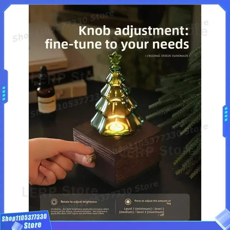 Portable Rechargeable Aromatherapy Diffuser Modern Cold Air Humidifier Essential Oil Burner for Home Kitchen Decor Qixi Gift