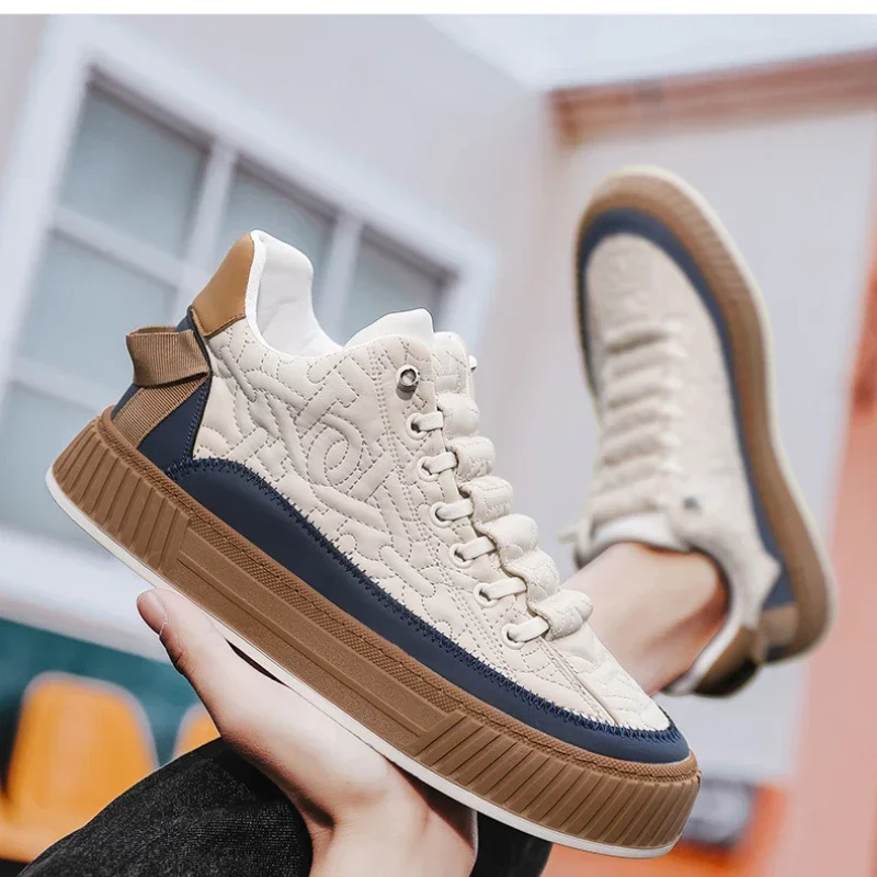 

Chunky Men Sneakers Shoes 2025 New Lightweight Luxury Brand Shoes for Men Comfortable Platform Men Sports Shoes Tenis Masculino
