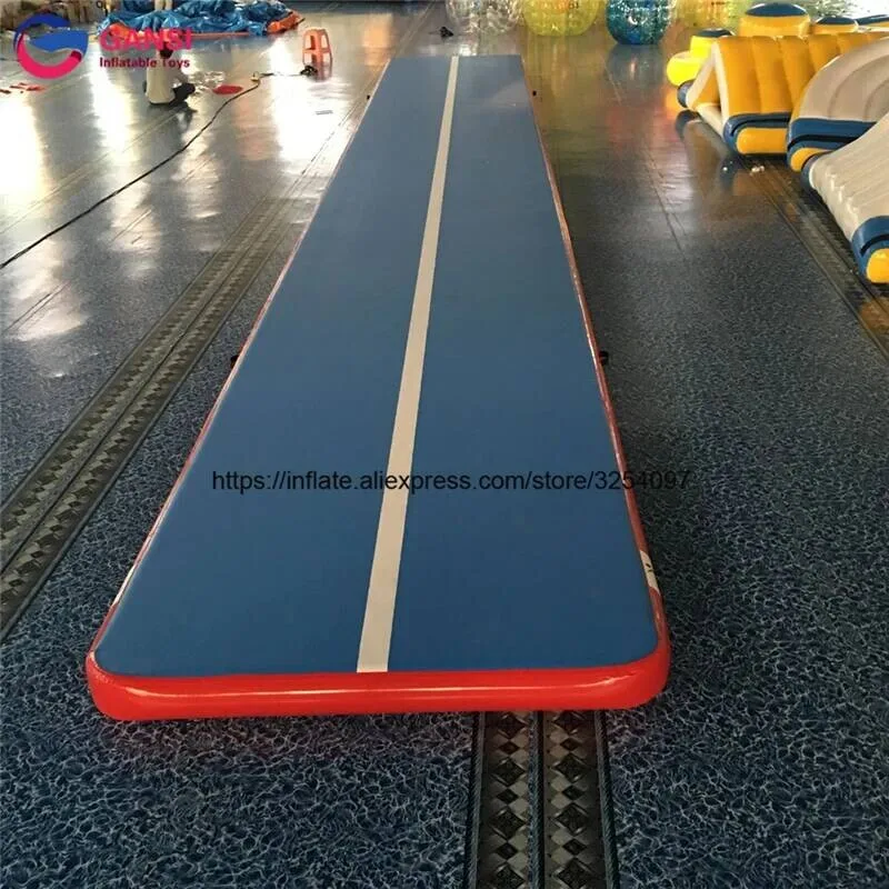 Promotion Inflatable Air Tumbling Gymnastics High Quality 8*2*0.2M Floor Home Inflatable Gym Mat For Taekwondo Sport Game
