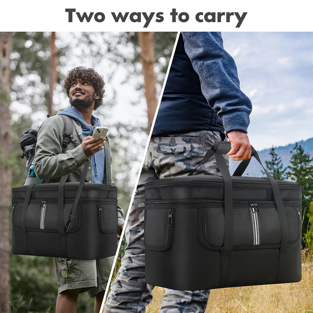 

Carrying Case for DJI Power 1000 Portable Power Station Storage Case Travel Carrying Bag Dustproof with Shoulder Strap & Handle