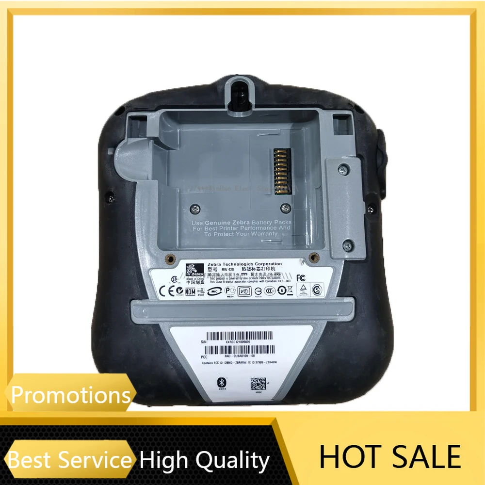 

Hight quality Original Used Bluetooth 4 Inchs Thermal Label ZQ521 ZQ-521 RW420 RW-420 Mobile Printer Without Battery