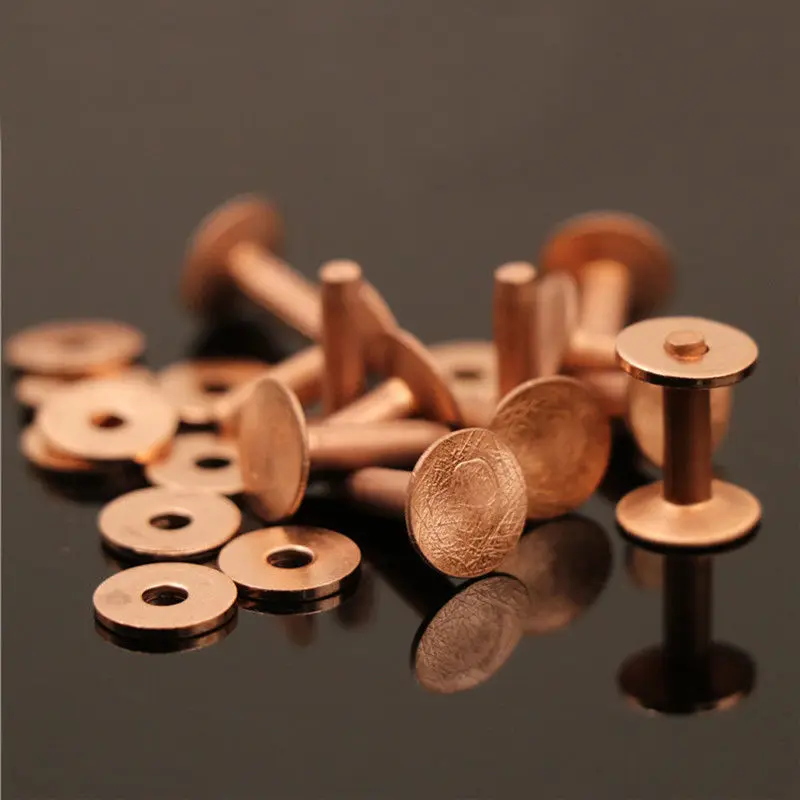 20pcs High quality Copper rivets & burrs 1/2\