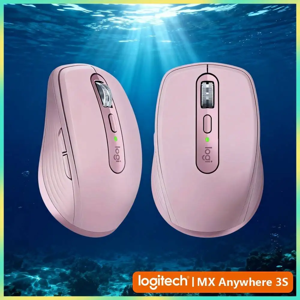 Ergonomic Wireless MX Anywhere 3S - 8K DPI, MagSpeed Wheel, Anti-Slip, Great for Snack Shop & Flavor Recommendation