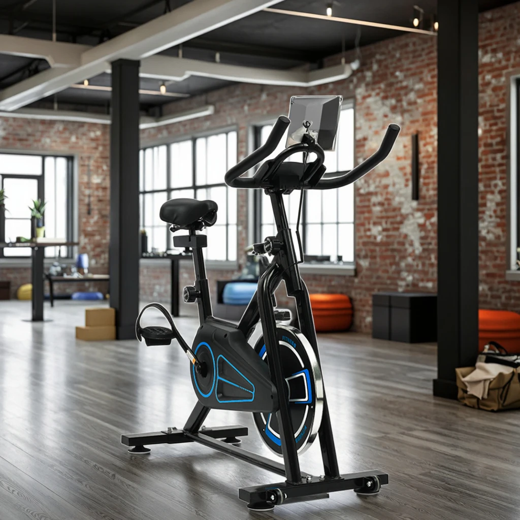 Metal Spinning Bike with Multiple Resistance Levels for Intensity Training and Cardio Workoutspromote sales