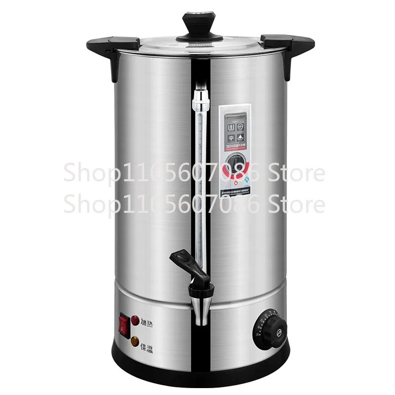 304 Stainless Steel Hot Water Bucket Double-layer Household Boiling Water Bucket Large Capacity Thermal Insulation Bucket