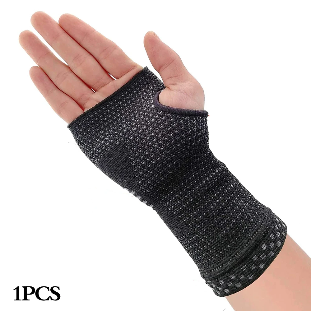 1Pc Wrist Compression Sleeve for Carpal Tunnel & Pain Relief Treatment, Wrist Support for Arthritis, Tendonitis, Sprains Wrist B