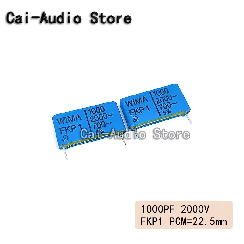 2 PZ/5 PZ/10 Pz/lotto Brand NEW Germania WIMA FKP1 2000 V 0.001 UF 2000 V 102 0.001 UF Condensatore a Film 2000v0.001 UF Passo 22.5mm 5%