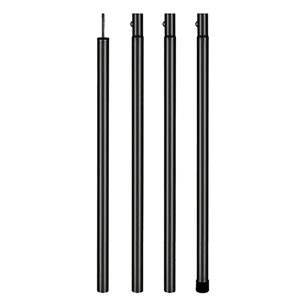 المحمولة في الهواء الطلق المظلة القطب مقاومة الرياح انفصال الشاطئ المأوى قماش القنب المظلة القطب لحقيبة الظهر التخييم الملحقات