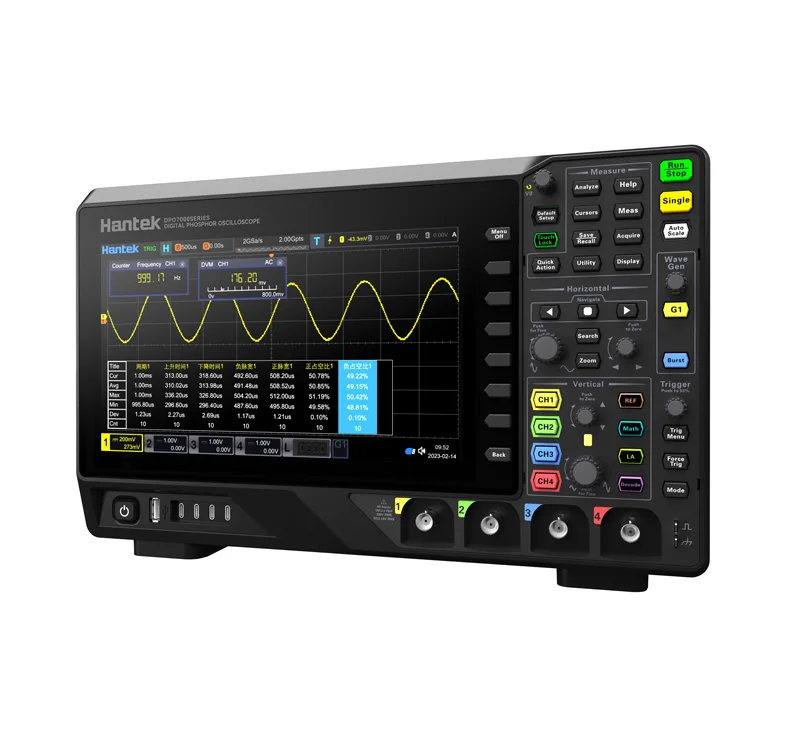 Four channel 500MHz 2G sampling rate fluorescence digital oscilloscope DPO7504C