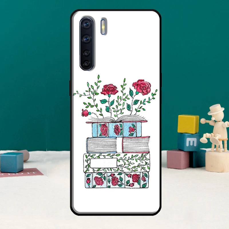 Read More Books Phone Case For OPPO A74 A54 A94 A15 A3S A5S A52 A72 A83 A91 A93 A5 A9 A31 A53S 2020 Coque