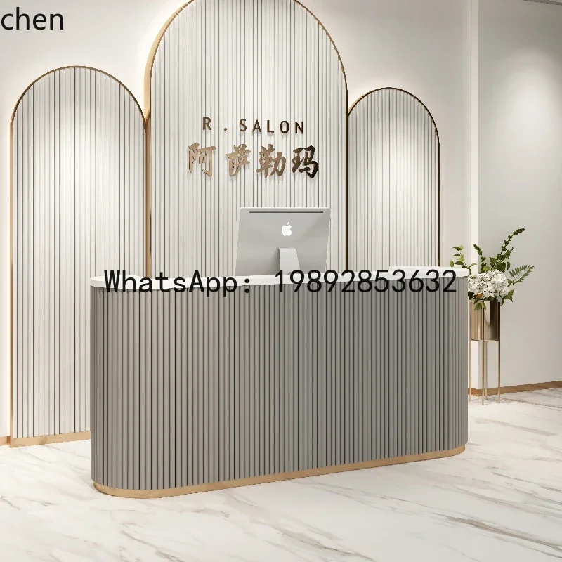 صفحة الخروج LYY متجر صغير لصالون التجميل وطاولة الخروج ومكتب الاستقبال #5