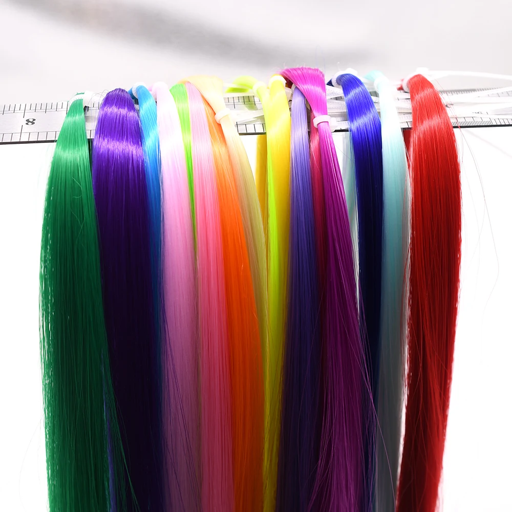 MNFT 5Pcs Laser Color Flash Tinsel Fly Fishing Reflective Filament Fly Tying Metallic Material