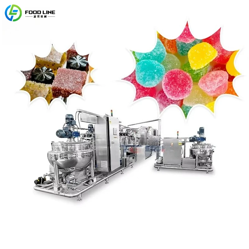 Customized Industrial Gummy Candy Machine Complete Soft Candy Line with Easy Operation