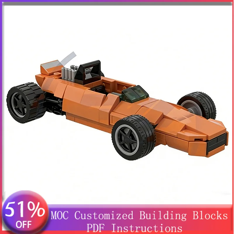 

150 деталей: Суперкар MOC M7A, модульный конструктор, популярная развивающая игрушка для детей, креативный дизайн, сделай сам, подарок на Рождество