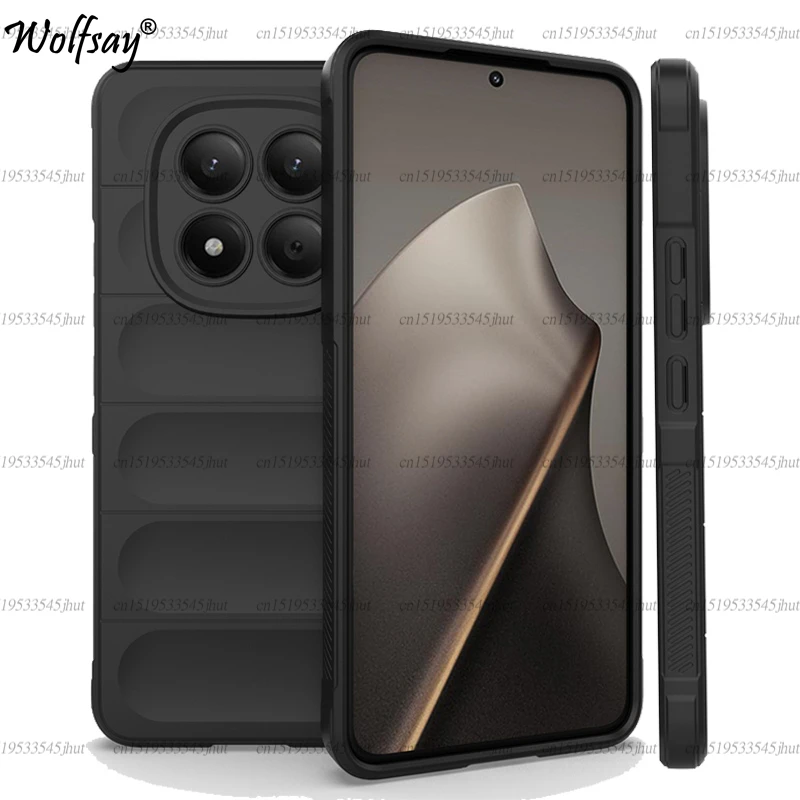 

Противоударный чехол для Redmi Note 15 Pro 4G, силиконовый чехол с защитой от скольжения, задняя крышка для Redmi Note 15 Pro 4G