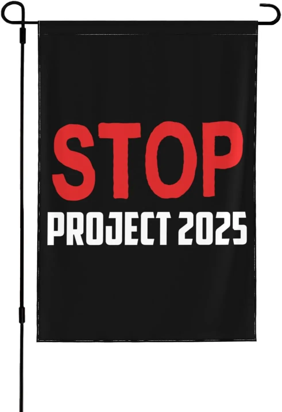 12x18 Stop Project 2025 Garden Flag Double Sided Ban Project 2025 Yard Flag Anti Trump No Project 2025 House Flag Sign No Flagst