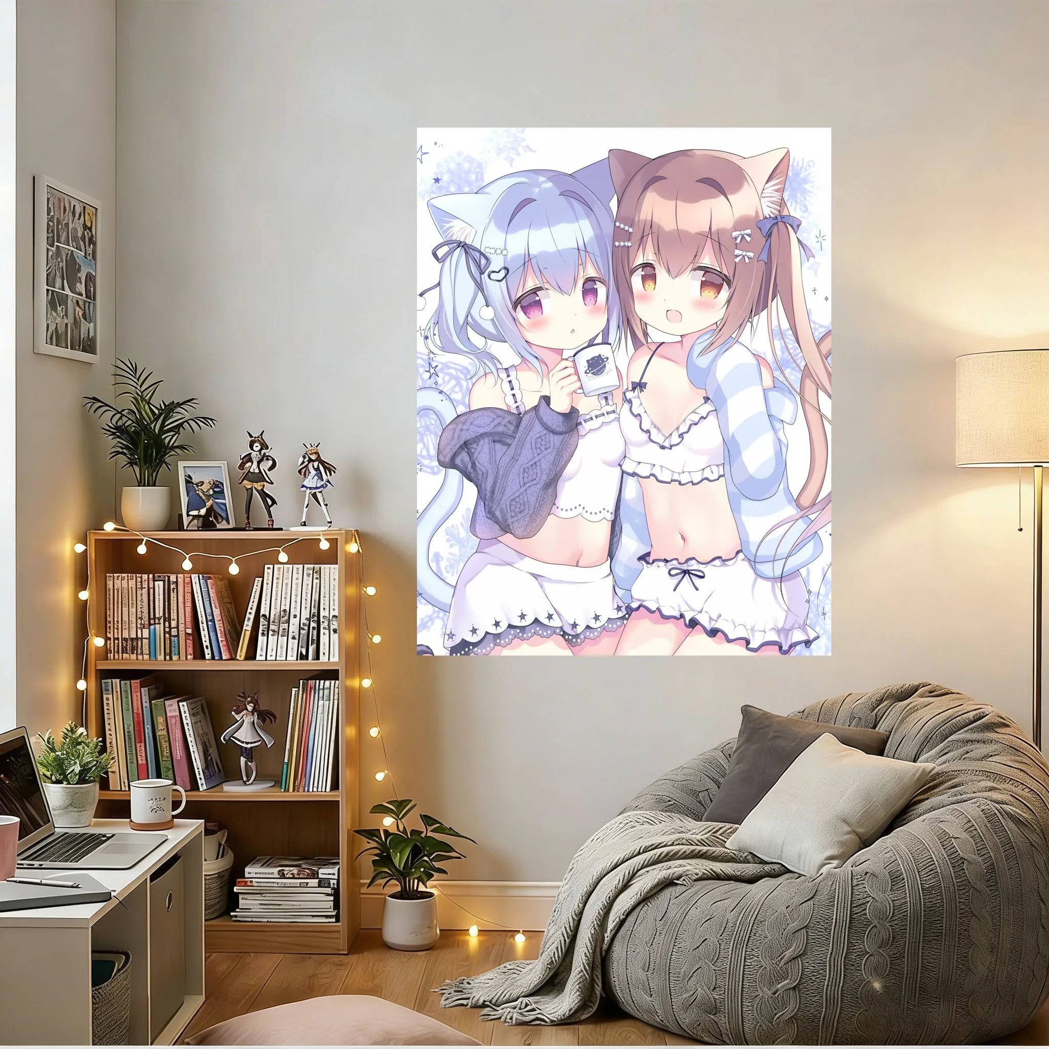 VIKAMA Cute Girl Background Cloth Tapestry Swimsuit Girls Suitable For Home Bedroom Dorm Wall Decoration Perfect Gift For Friend