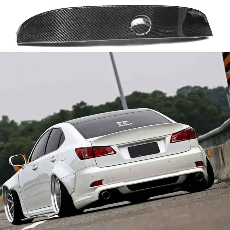 

For Applicable To Lexus 2006 2007 2008 2009 2010 2011 2012 Is250 / 300 Refit True Carbon Fiber Tail Rear Spoiler