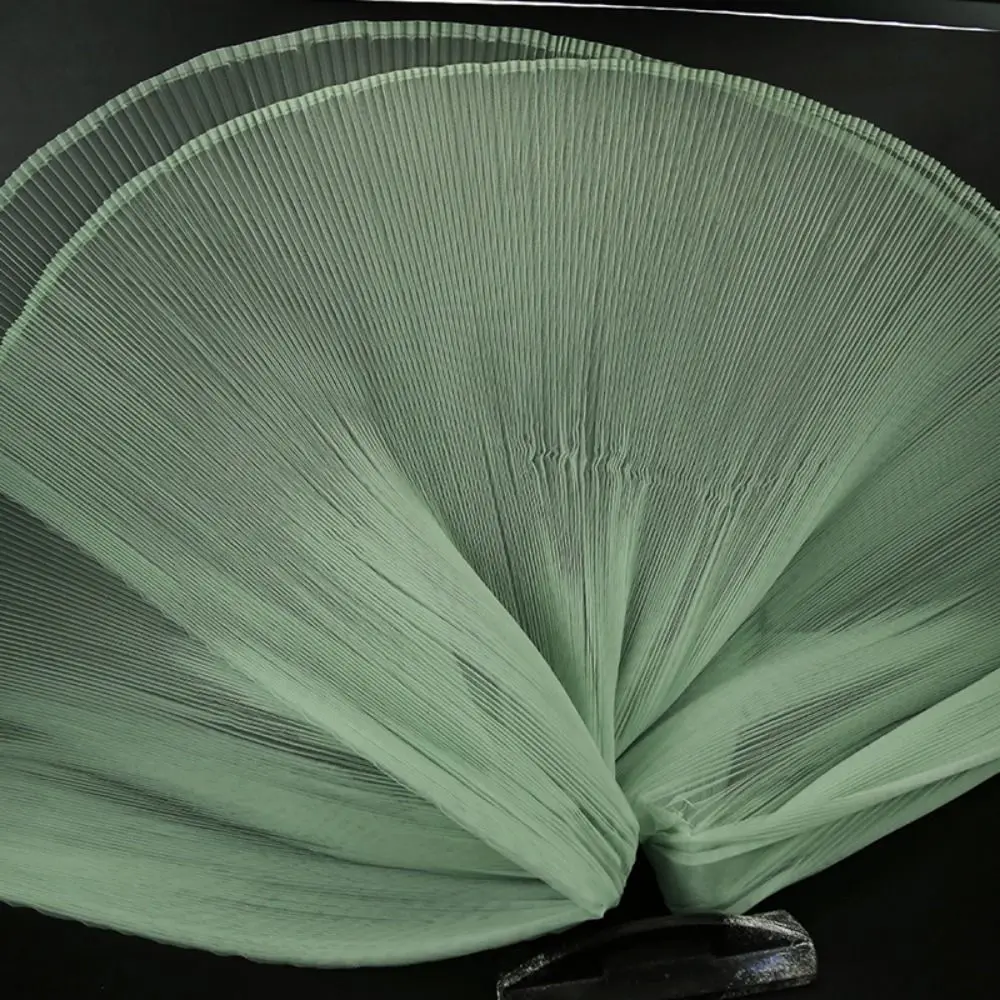 1yard/150cm Solid Accordion Fabric Pleated DIY Stiff Mesh Fabric Designer Material Handmade Clothing Fabrics