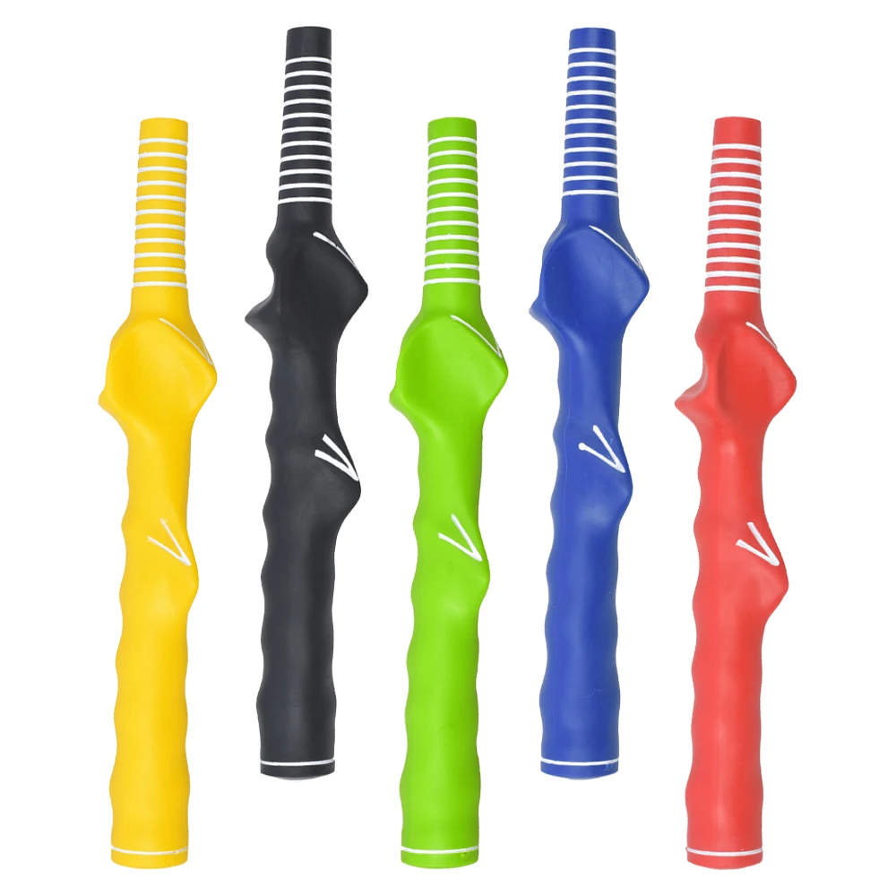 

Premium Rubber Golf Grip Trainer – Durable Hand-Shaped Swing Aid for Right-Handed Golfers, Practice & Exercise Pole Grip