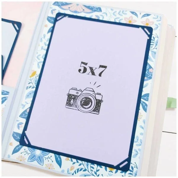 The Place Photo Here Die Set Metal Cutting Dies for Scrapbooking Paper Making Background Frame Card Craft Crafts no Stamps