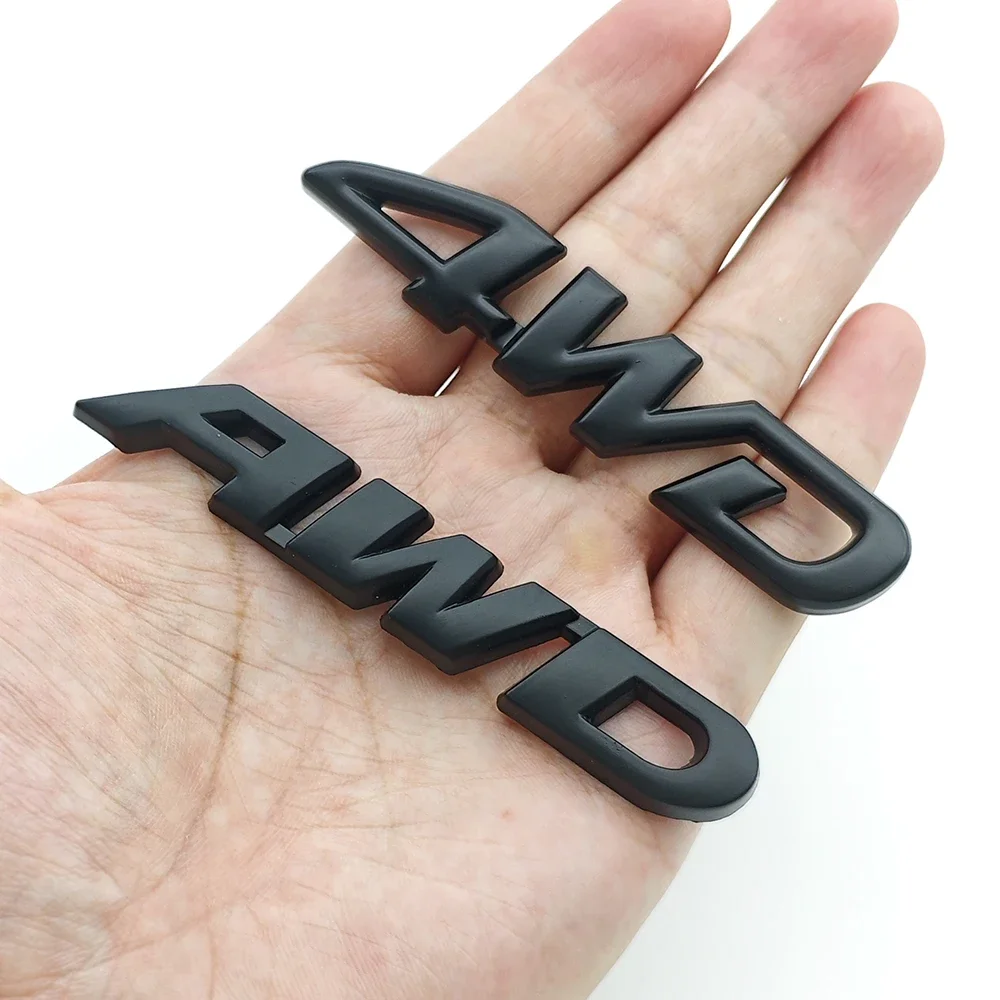 3D Metal Black HYBRID SYNERGY DRIVE V8 LIMITED AWD 4WD Logo Emblem Car Sticker Fender Trunk Badge For Toyota RAV4 RS Accessories view 5