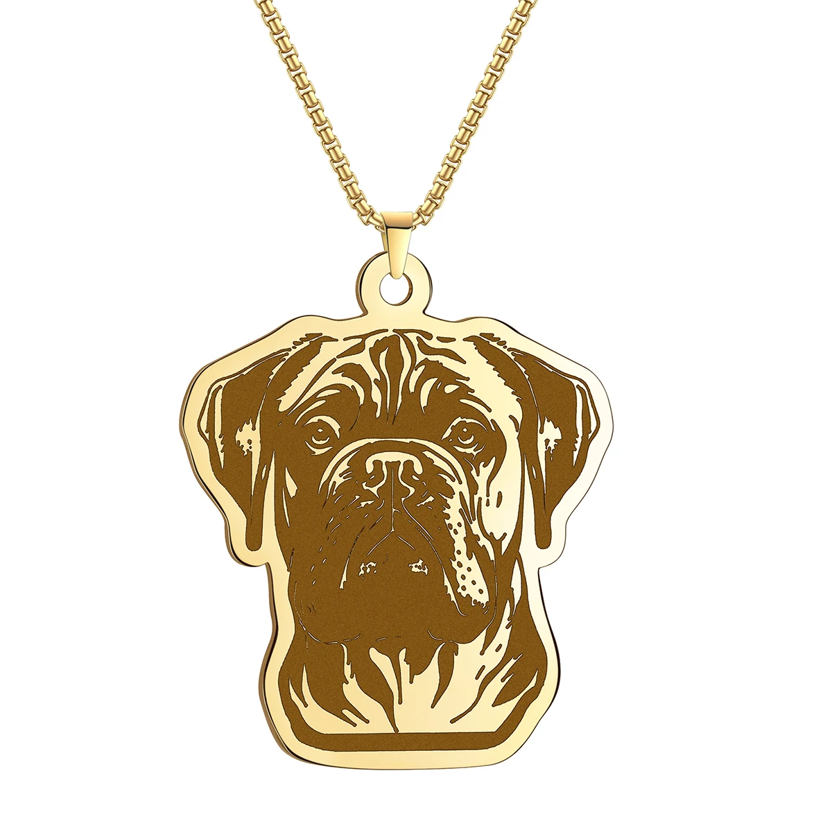 Bulldog Bullmastiff Canis Lupus Familiaris Necklaces Jewelry  DogOutdoor  316 Stainless Decorative Gift