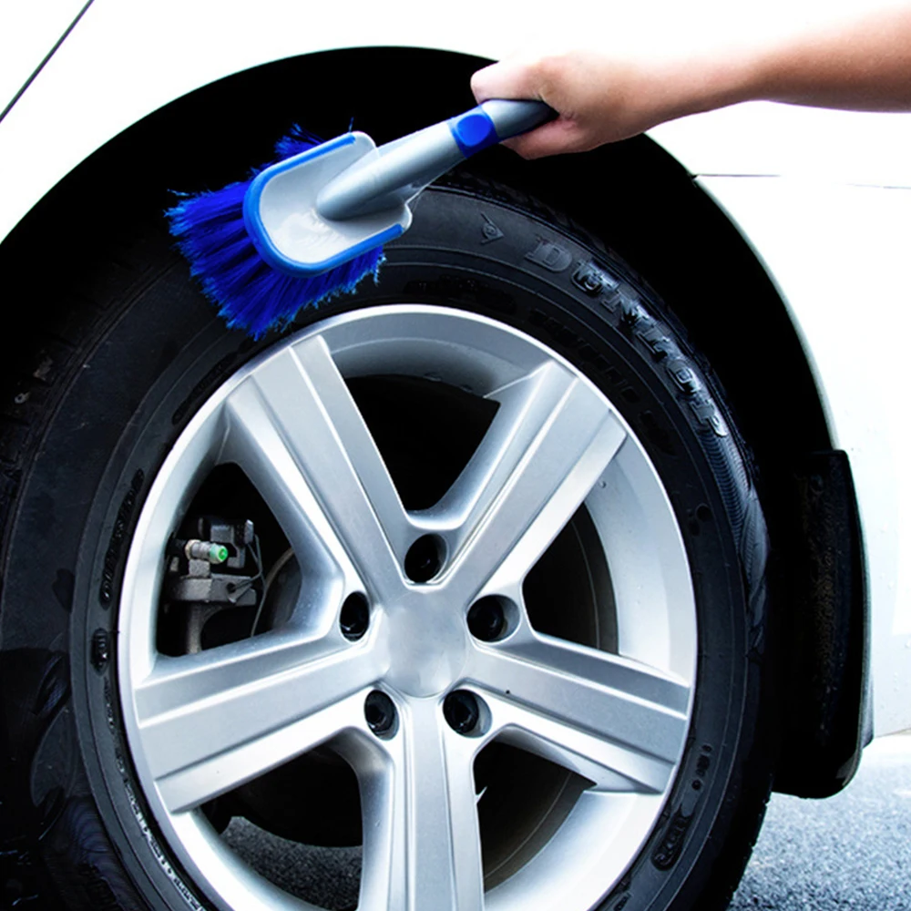 متعددة الوظائف سيارة الإطارات تنظيف فرشاة الإطارات عجلة حافة محور فرش السيارات غسالة جسم السيارة عجلة فرك أداة تنظيف