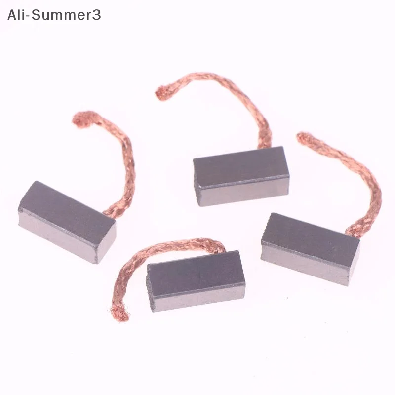 4 шт., аксессуары для самостоятельного изготовления, набор угольных щеток для электродвигателя, запасные части 8x8x19 мм, электроинструмент