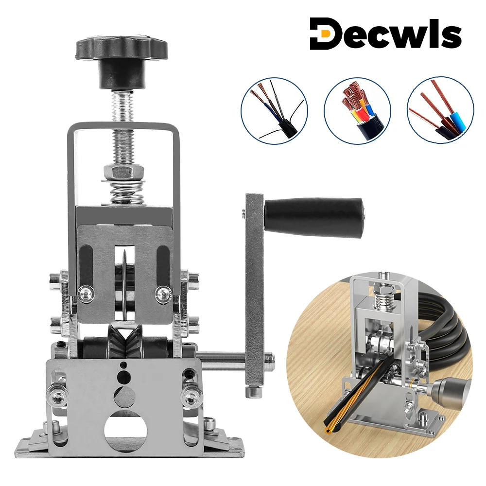 1-25mm Copper Wire Stripping Machine, Portable Drill-Powered Wire Stripper, Household Wire Peeler Tool,Manual Cable Repair Tool