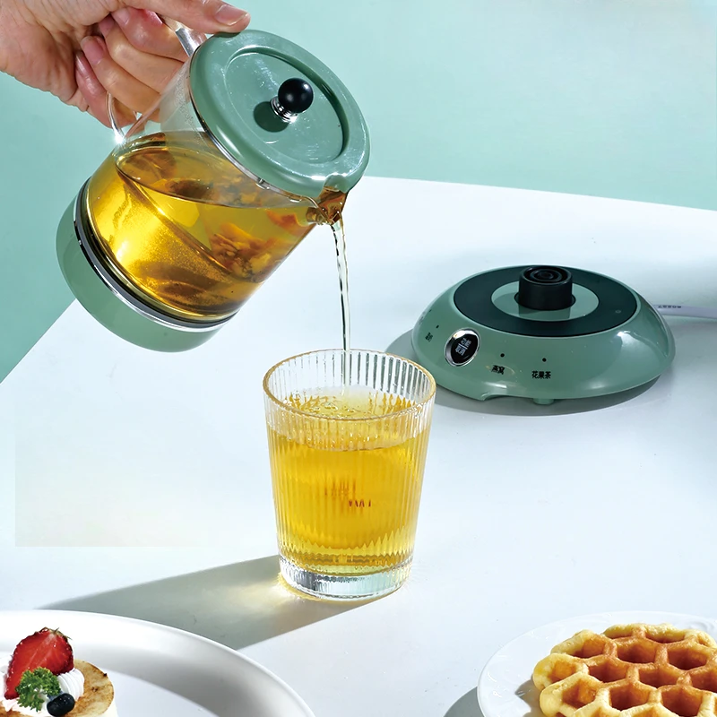 Multi-functional Mini Health Kettle, Office Small Tea Boiler, One-person Exquisite Health Cup, All-glass Insulation Cup