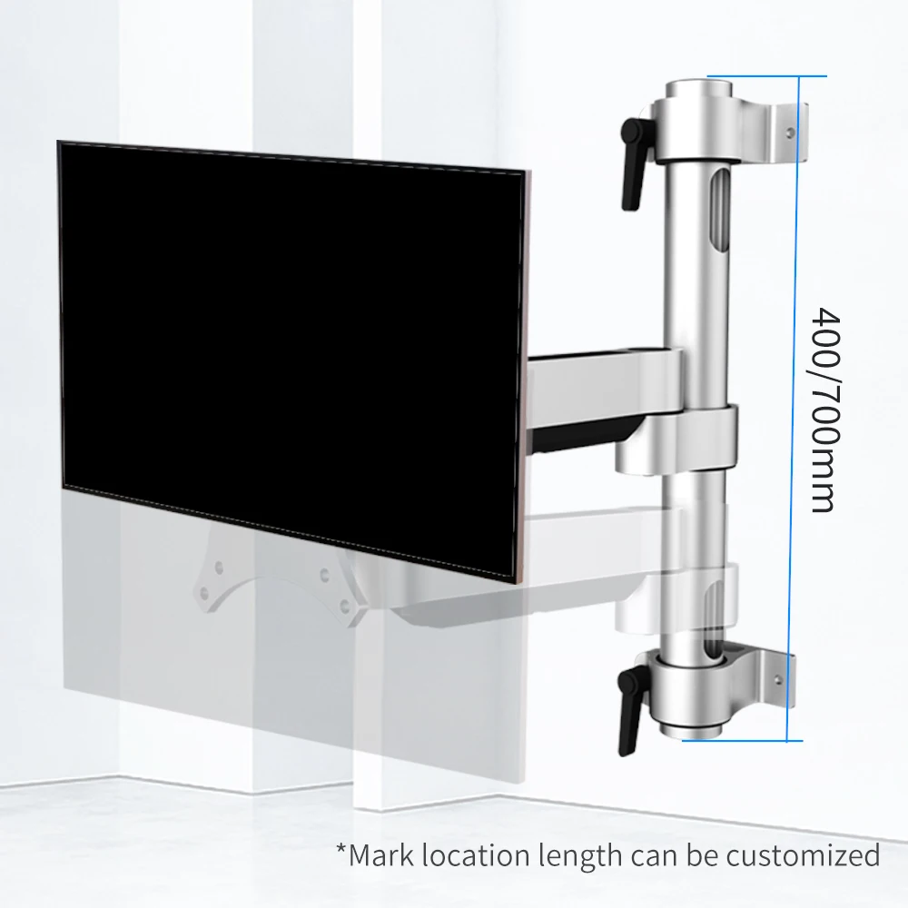 T5-ME1-700 Robotic Heavy-Duty Aluminum Alloy Monitor Arm Stand with Gas Spring Computer screen arm