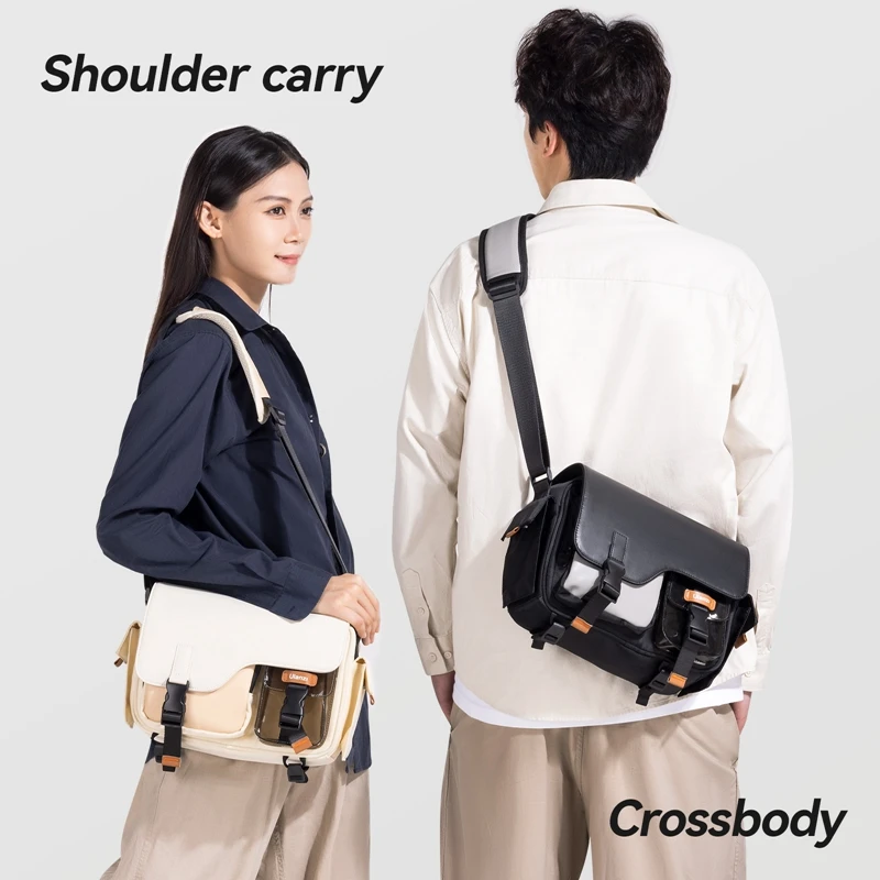 Bolsa para câmera Ulanzi MS12 5,6L alça ajustável extensível com compartimento interno para lentes de drones DSLR Snoy Tablet bolsa de ombro