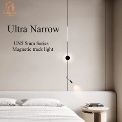 Ultra Narrow 5mm 24V Magnetic Track Light