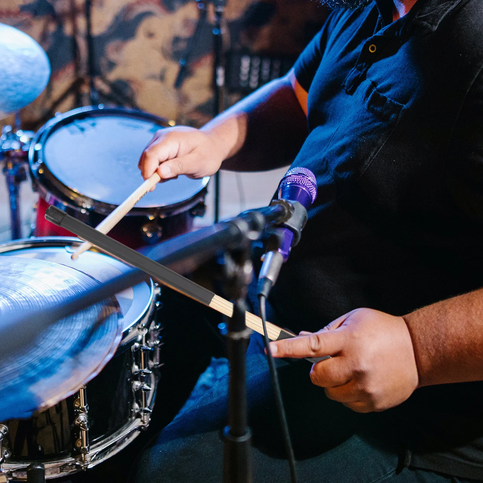 

1 Pair Drum Stick Wood Instrument Stick Professional Design Smooth Durable Percussion Tool Music Performance Accessory