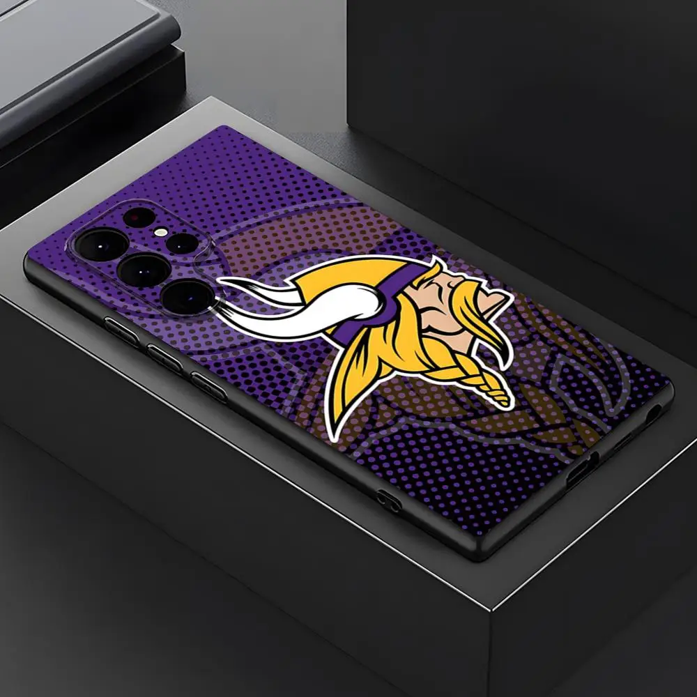 Top Sports-Minnesota Vikings Phone Case for Samsung Galaxy A21 Plus S22 A53 A24 A34 A54 A52 M54 Note 10 20 Ulitra FE  Back Cover