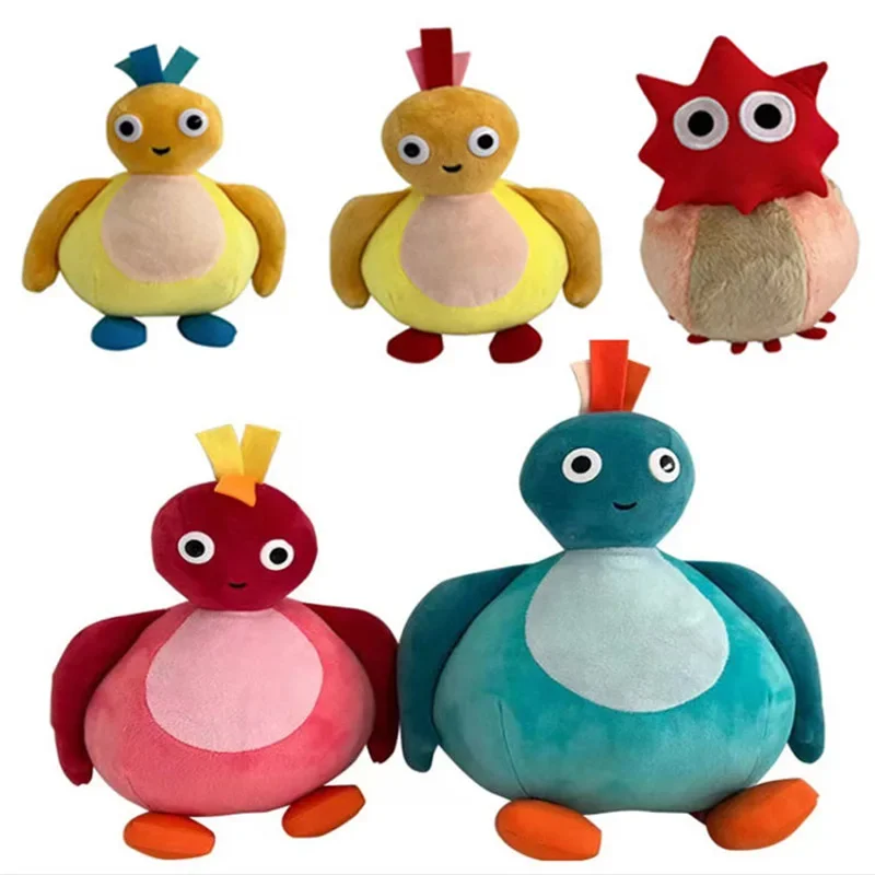 Twirlywoos Knuffels Grote Cartoon BigHoo Toodloo Chickedy Chick Peekaboo Gevulde Poppen Dieren Plushie Kussen Kerstcadeaus