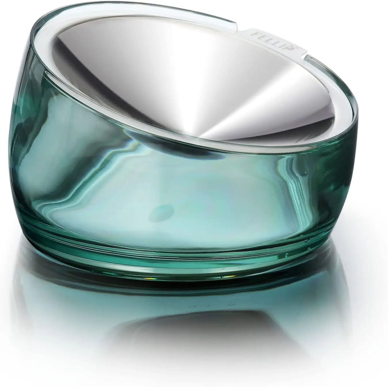 

Elevated Cat Bowl, Stainless Steel, Wide Shallow Dish, Whisker Fatigue Friendly, Easy Clean