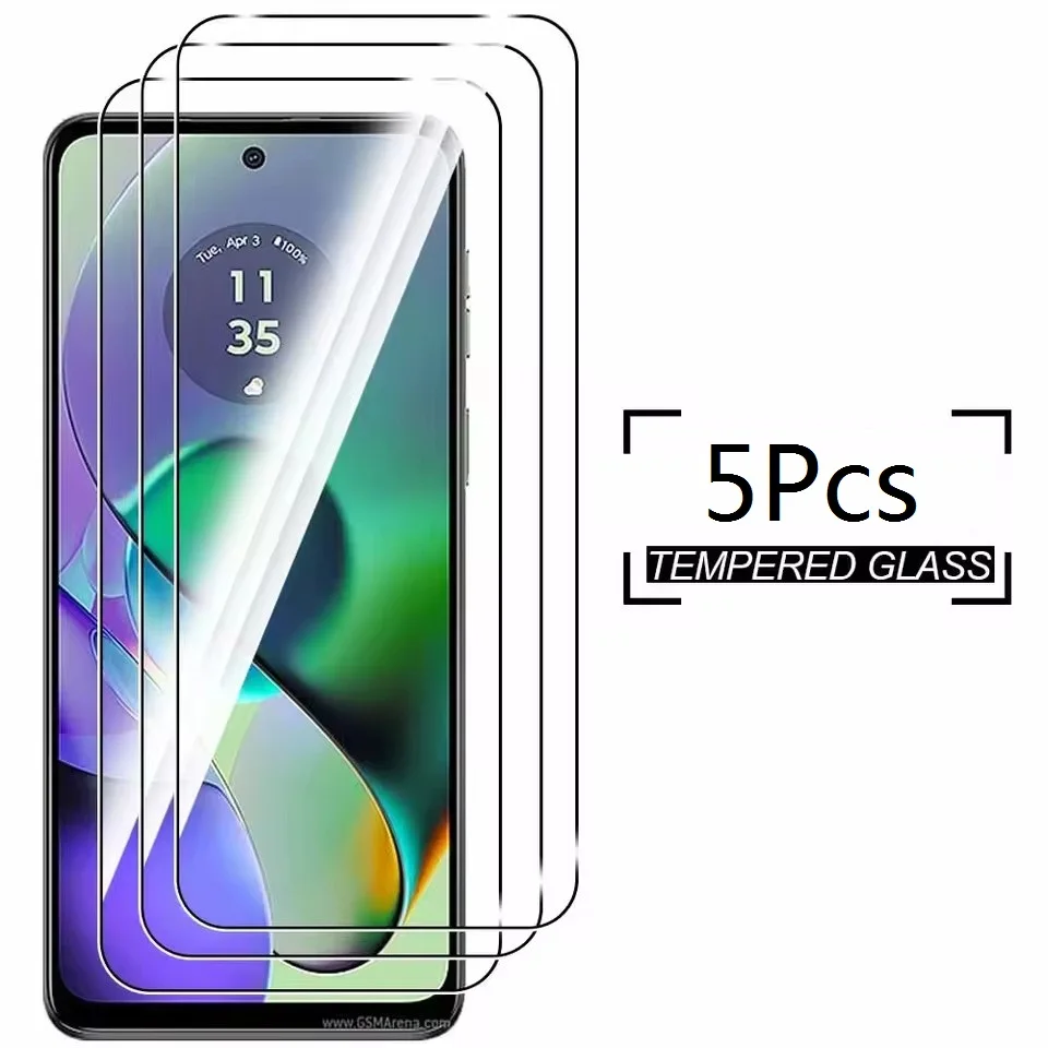 5 Stücke HD Displayschutzfolie Gehärtetes Glas Für Motorola Moto G Power 5G 2024 G04S G04 G05 G13 G14 G15 G22 G23 G24 G32 G42 G52 G82
