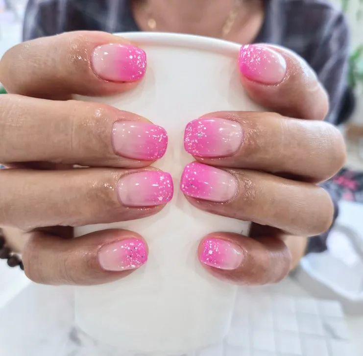 Air Cushion Patting Gel, High Saturation Blush Gradient Ombre Nail Art Gel, No Wipe Painting Transfer UV LED Soak Off Polish photo review