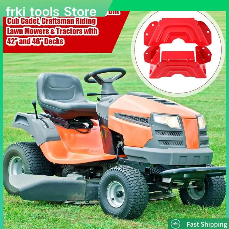 

2 Pack Deck Belt Cover 42" 46" Deck Spindle Pulley Belt Guard Cover For MTD Craftsman Troy-Bilt Red-A79G