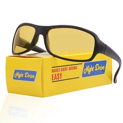 Sport Sunglasses Driving Cycling Night Vision UV Protection Anti-Glare Motorcycle Driving Sunglass Eyewear Auto Accessories