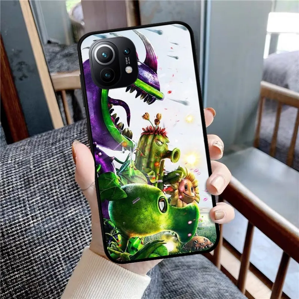 Game P-Plants Vs Z-Zombies Phone Case For Xiaomi Mi 5X 8 9 10 11 12 lite pro 10T PocoX3pro PocoM3 Note 10 pro lite