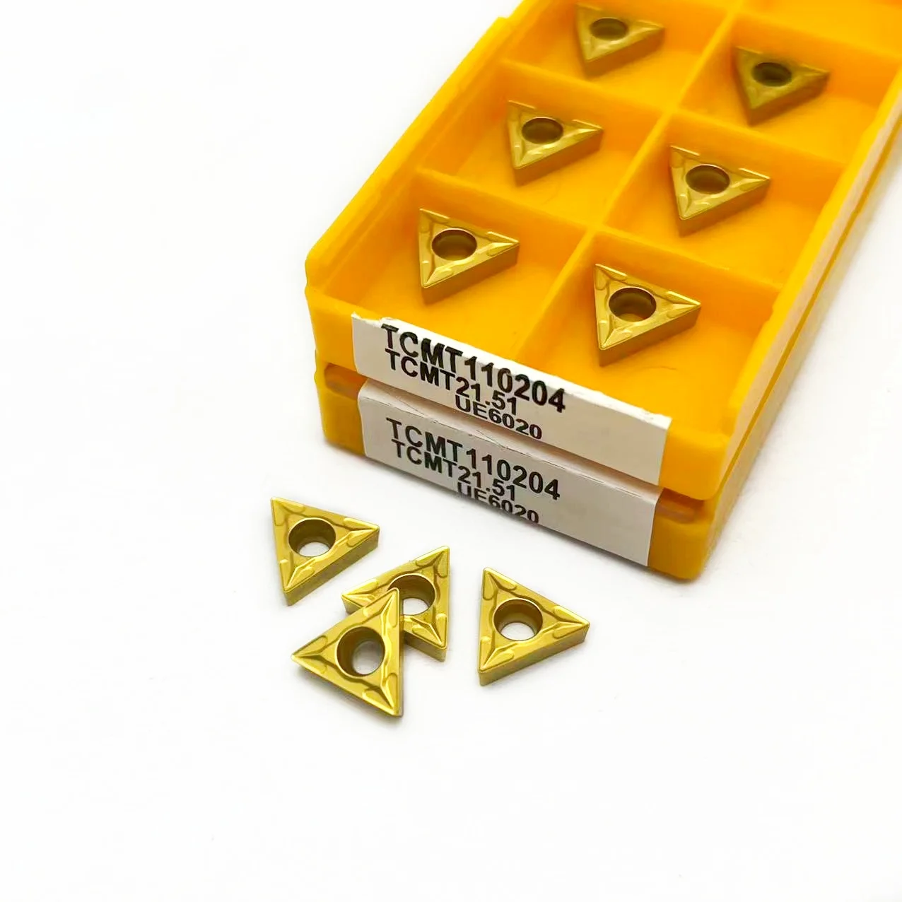 قاطع مخرطة إدراج كربيد التنغستن ، أداة تحول ، أدوات قطع الآلات ، CNC ، TCMT110204 ، VP15TF ، UE6020 ، TCMT ، UE6020
